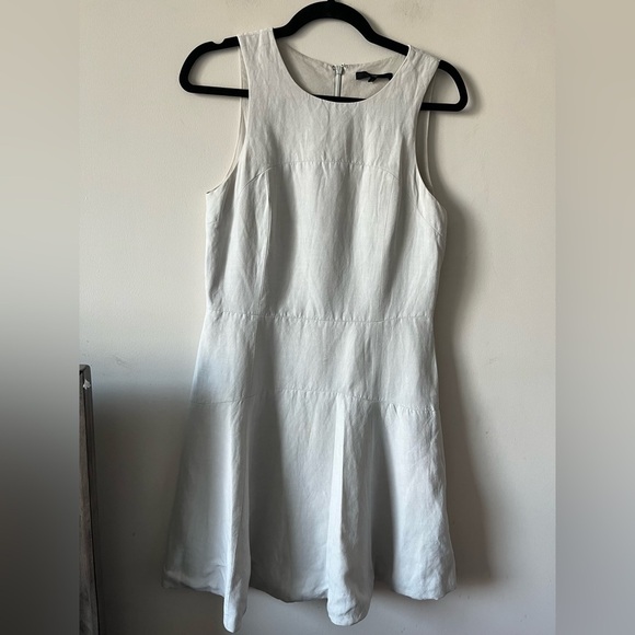 Tibi Fit and Flare Linen Sleeveless dress - Picture 5 of 9
